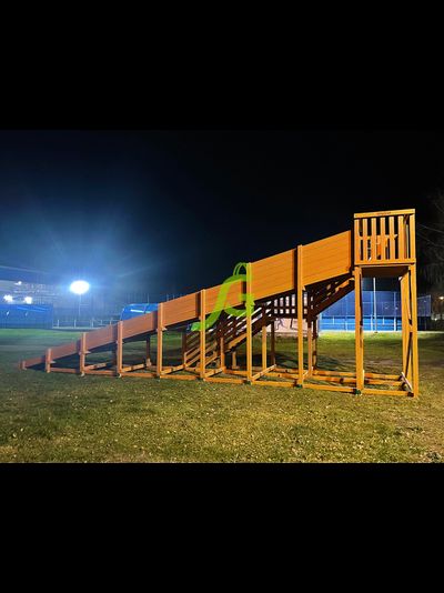 Зимняя горка "IgraGrad Snow Fox", скат 10 м