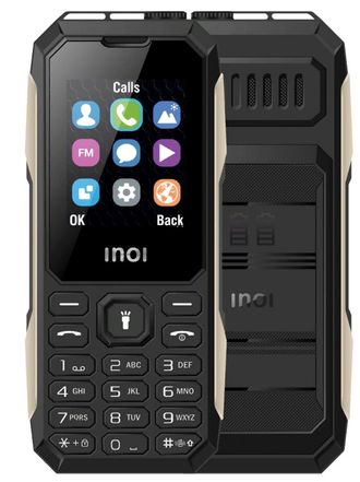 4660042756677 Мобильный телефон  INOI 106Z Dual Sim черный, SIM-карт 2, 1650 мAч.
