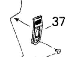 Замок (фиксатор) капота оригинал BRP 517304999 517304501/ 517304743 для BRP LYNX/Ski-Doo (Rear Panel Latch)