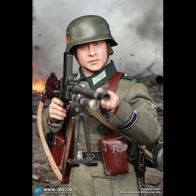 ПРЕДЗАКАЗ - Немецкий пулеметчик - Коллекционная фигурка 1/6 WWII German Gunner – Friedrich (D80191) - DID ?ЦЕНА: 23500 РУБ.?