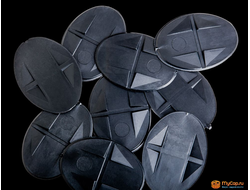 Пластиковый уголок овальный