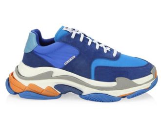 Balenciaga Triple-S (БАЛЕНСИАГА) Сине-оранжевые (36-41)