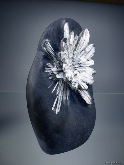 Целестин в аргиллите "хризантемовый камень". Китай. 113*65*35мм