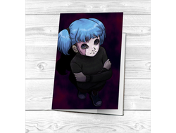 Обложка на паспорт Sally Face, Салли Фейс №25