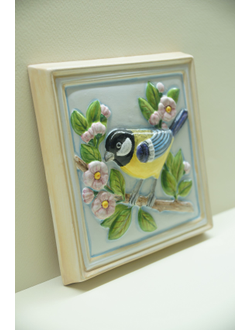 Синица (панно)