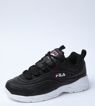Кроссовки FILA RAY Черно-белые женские (36-41)
