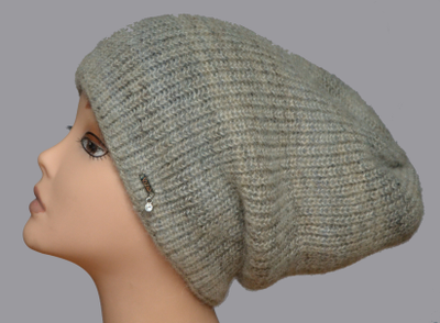 Шапка бини женская  Vizio Италия 6186 бежевая