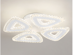 Ambrella св-к св/д управл. люстра 82W(6150lm) 2K-4K-6K D420x85 пульт ДУ WH белый FA4019/4