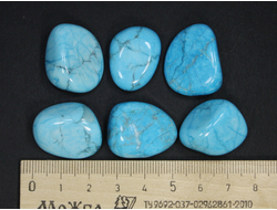 Говлит тонированный, галтовка в ассортименте, Зимбабве (23-25 мм, 7-9 г) №21448