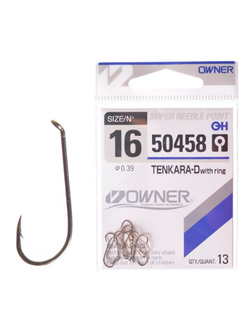 Крючок Owner 50458 Brown Tenkara down  (5шт./уп) Размер 8