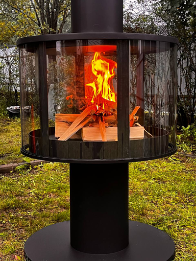 Уличный камин модель VV