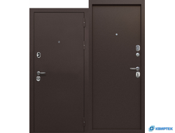 Дверь входная металлическая Феррони 9 см Медный антик металл/металл купить в Челябинске | КВИРТЕК