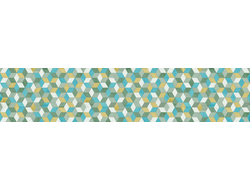 SF 63 МОЗАИКА 4 Глянцевая стеновая панель  2800х610х6мм ALBICО