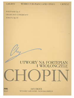 Chopin, Fr?d?ric. Works for piano and cello. National Edition vol.23 A 16