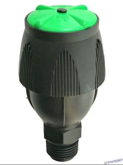 Мега Спринклер 1/2" нар, 320L/h, Зеленый, 2,5 bar, 7-7,5м
