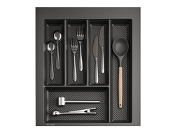 Лоток  для столовых приборов TRAY 450мм, ГРАФИТ  (13.0072)  AQ