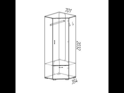 Прихожая "Ника-3" (модульная)