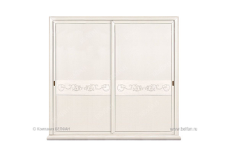 Шкаф-купе для одежды 2-х дв. "Соната" без зеркала (декор), Belfan купить в Алуште