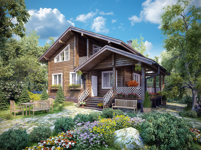 Дом с тремя спальными комнатами ПБ-04, 178 м2