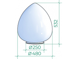 Светильник парковый Олимп