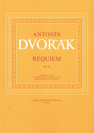 Dvorák. Requiem op.89 für Soli, Chor und Orchester Klavierauszug