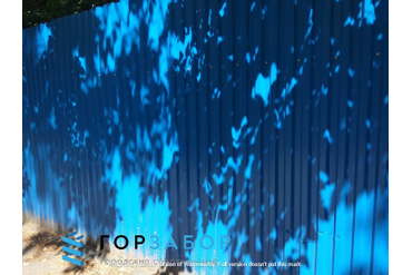 Забор из профлиста с установкой под ключ купить