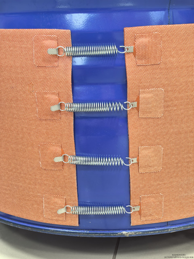 Подогрев бочки 208л на 220В (2000Вт, терм.30-150)