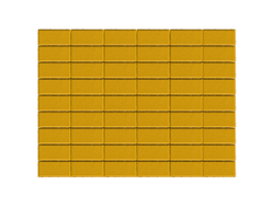 Прямоугольник желтый 200х100 40 мм Браер