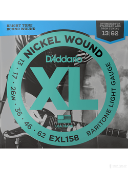 D`Addario EXL158 Nickel Wound (13-62)