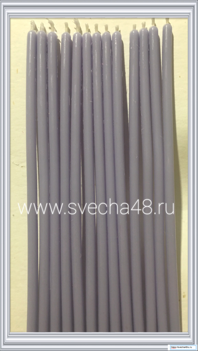 Свеча серая №120 (40 минут горения).