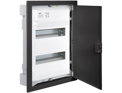 Электрический распределительный щит 2 ряда, 28 модулей Solera Metalbox, антрацит