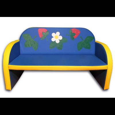 Мягкий каркасный диван для ДОУ