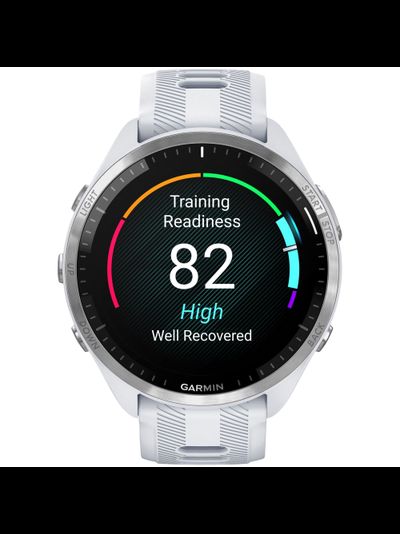 Умные часы Garmin Forerunner 965 Whitestone / Powder Gray Titanium