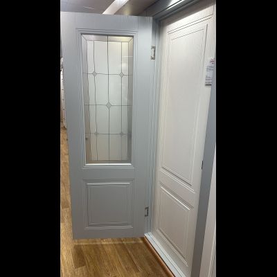 Берген (эмаль Скай грей) со стеклом