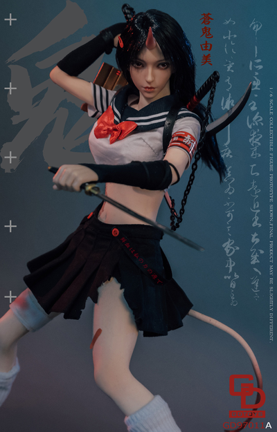 ПРЕДЗАКАЗ - Японская школьница-демон Юми - Коллекционная ФИГУРКА 1/6 scale Onihime Part 2 Yumi Souki (GD97011A) - GDTOYS  ?ЦЕНА: 23200 РУБ.?