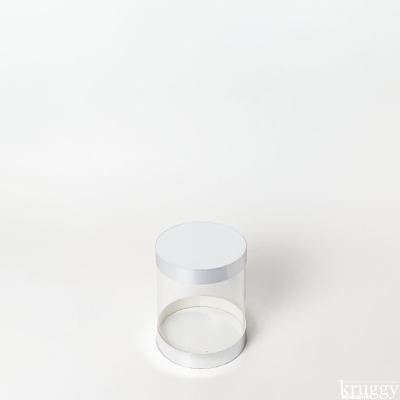 Коробка для торта JUST. Серебро. Диаметр 12,5 см, Высота 13 см, Упаковка 10 штук