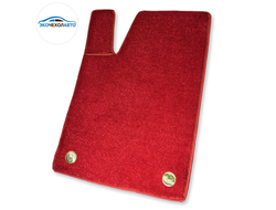 Накладки - коврики из текстильного ворса ЭЛИТ красные