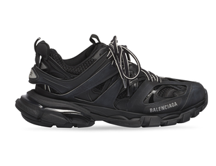 Black balenciaga track women's sales