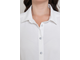 женская туника-рубашка прямого силуэта  Арт. 6094 (Цвет белый) Размеры 50-72