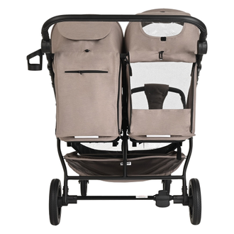 Коляска прогулочная для двойни Pituso Duocity Cappuccino / Капучино