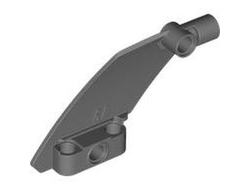 Technic, Panel Curved #61 5 x 7 Tapered Left, Dark Bluish Gray (80267 / 6450239)