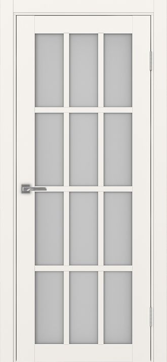 Межкомнатная дверь "Турин-542" бежевый (стекло сатинато)