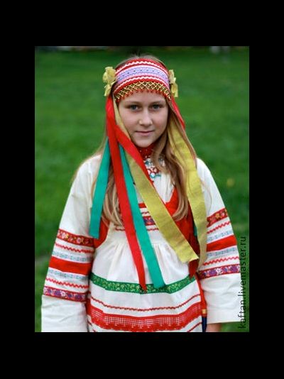 Русский народный костюм для девочки