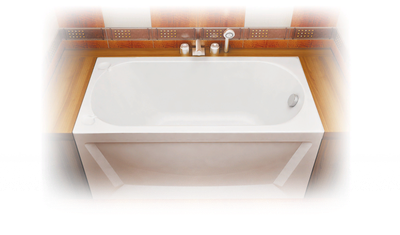 Акриловая ванна, Triton Стандарт-130, 130x70x58 см