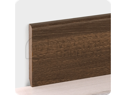 Плинтус МДФ в ламинированной пленке TeckWood 80х10мм. Орех пекан