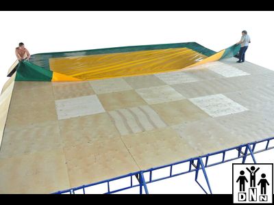 Помост для 1 борцовского ковра 16х16х0,8м DNN