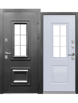 Протерма ЗD Стеклопакет графит, шоколад