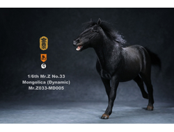 Монгольский конь (Лошадь) в динамичной позе - Коллекционная ФИГУРКА 1/6 scale animal model No.33:Mongolica (dynamic posture) (Mr.Z033-MD005) - Mr.Z