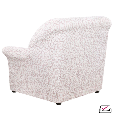 Чехол на кресло Тела Безарро Молочный. Бренд Еврочехол