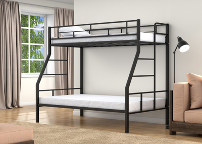 Двухъярусная кровать Раута Твист черная